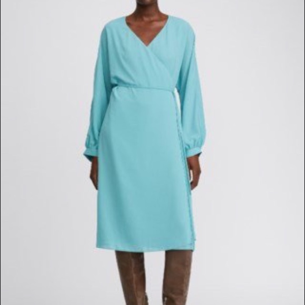 Filippa K turquoise Willa Dress